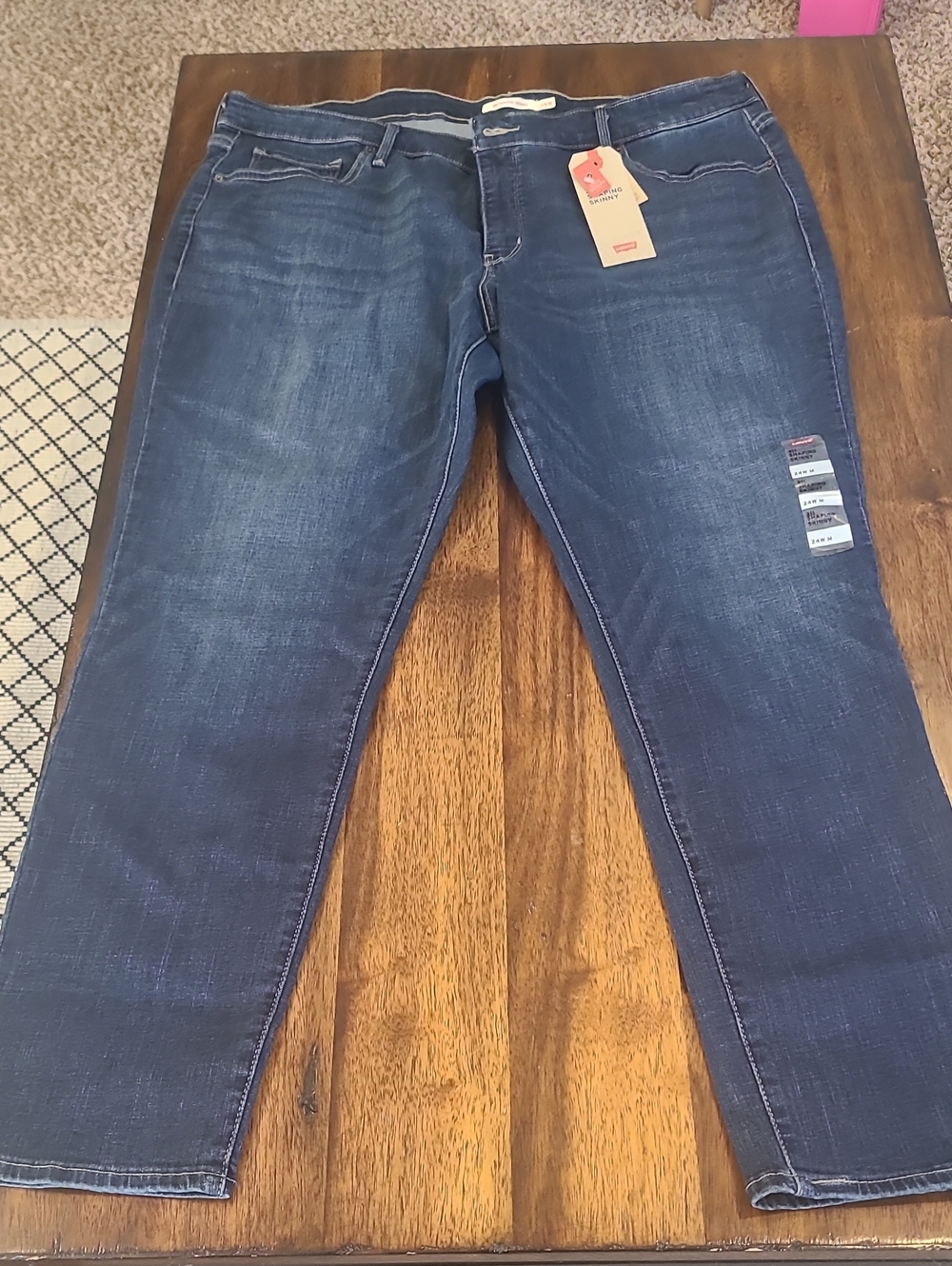 Women’s Levi 311 Shaping Skinny Sz 24w. New - Picture 4 of 6